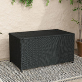 Ever Dreaming Living Gordon PE Wicker Outdoor Storage Box