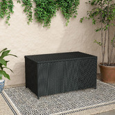 Ever Dreaming Living Gordon PE Wicker Outdoor Storage Box