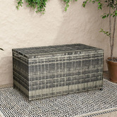Ever Dreaming Living Gordon PE Wicker Outdoor Storage Box