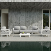 Ever Dreaming Living 6 Seater Meja Outdoor Modular Lounge Set