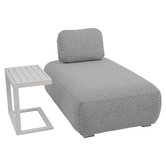 Ever Dreaming Living Tori Outdoor Chaise Lounge &amp; Side Table Set