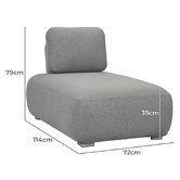 Ever Dreaming Living Tori Outdoor Chaise Lounge &amp; Side Table Set