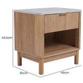 Ever Dreaming Living Alice Bedside Table