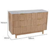 Ever Dreaming Living Alice 6 Drawer Chest