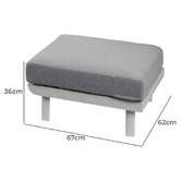 Ever Dreaming Living 6 Seater Meja Outdoor Modular Lounge Set