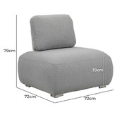 Ever Dreaming Living 4 Seater Tori Outdoor Lounge Set