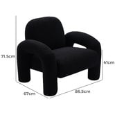 Ever Dreaming Living Blaire Teddy Accent Chair