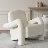Ever Dreaming Living Julian Boucle Accent Chair
