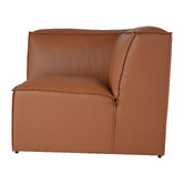 Ever Dreaming Living Massey 5 Seater Leather Chaise Lounge Set
