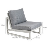 Ever Dreaming Living 5 Seater Helena Outdoor Modular Sofa Set