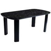 Ever Dreaming Living Conrad Marble-Look Dining Table