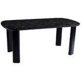 Ever Dreaming Living Conrad Marble-Look Dining Table