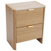 Ever Dreaming Living Jovie 2 Drawer Bedside Table