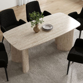 Ever Dreaming Living Quin Slate Dining Table