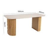 Ever Dreaming Living Callum Slate Dining Table