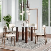 Ever Dreaming Living Brent Faux Marble Dining Table
