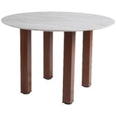 Ever Dreaming Living Brent Faux Marble Dining Table