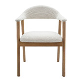 Ever Dreaming Living Arnault Boucle Dining Chairs