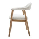 Ever Dreaming Living Arnault Boucle Dining Chairs