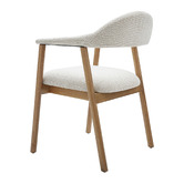 Ever Dreaming Living Arnault Boucle Dining Chairs