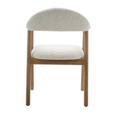 Ever Dreaming Living Arnault Boucle Dining Chairs