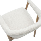 Ever Dreaming Living Arnault Boucle Dining Chairs