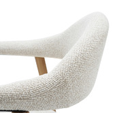 Ever Dreaming Living Arnault Boucle Dining Chairs