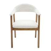 Ever Dreaming Living Arnault Boucle Dining Chairs