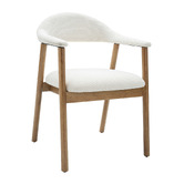 Ever Dreaming Living Arnault Boucle Dining Chairs