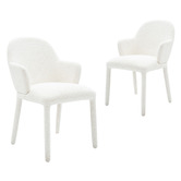 Ever Dreaming Living Lazio Chenille Dining Chairs