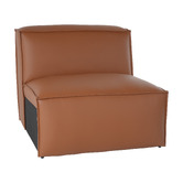 Ever Dreaming Living Massey 5 Seater Leather Chaise Lounge Set
