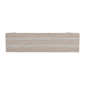 Ever Dreaming Living Sadie Travertine-Look Console Table