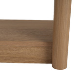 Ever Dreaming Living Sadie Travertine-Look Console Table