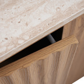 Ever Dreaming Living Lillian Travertine-Look Sideboard