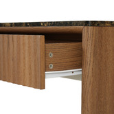 Ever Dreaming Living Alyssa Faux Marble Console Table