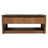Ever Dreaming Living Alyssa Faux Marble Coffee Table