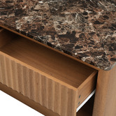 Ever Dreaming Living Alyssa Faux Marble Coffee Table