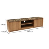Ever Dreaming Living Alyssa Faux Marble TV Unit