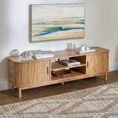 Ever Dreaming Living Briella Ribbed Entertainment Unit