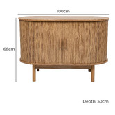 Ever Dreaming Living Chelsea Ribbed Sideboard