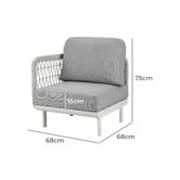 Ever Dreaming Living 5 Seater Guillaume Outdoor Modular Lounge Set
