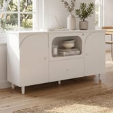 Ever Dreaming Living White Felix 2 Door Sideboard with LED