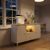 Ever Dreaming Living White Felix 2 Door Sideboard with LED