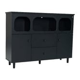 Ever Dreaming Living Black Felix 2 Door Sideboard with LED