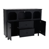 Ever Dreaming Living Black Felix 2 Door Sideboard with LED