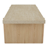 Ever Dreaming Living Sally Travertine-Look Coffee Table