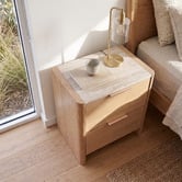 Ever Dreaming Living Jovie 2 Drawer Bedside Table