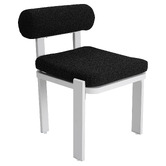 Ever Dreaming Living Davion Boucle Outdoor Dining Chairs