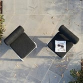 Ever Dreaming Living Davion Boucle Outdoor Dining Chairs