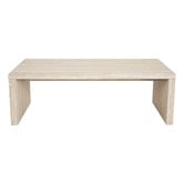 Ever Dreaming Living Palmera Travertine-Look Coffee Table